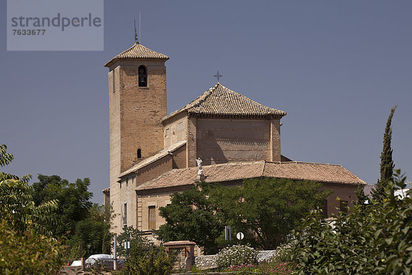 Kirche Iglesia del Salvador  Granada  Andalusien  Spanien  Europa  ÖffentlicherGrund