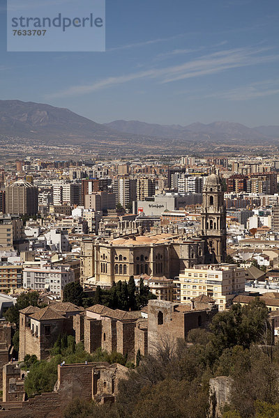 Europa Großstadt Geschichte Ansicht Andalusien Kathedrale Spanien