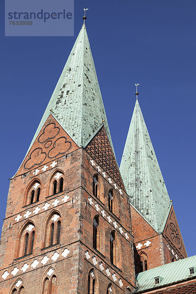 Marienkirche  Lübeck  Schleswig-Holstein  Deutschland  Europa