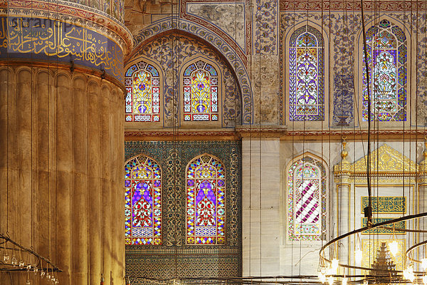 Blaue Moschee  Sultan-Ahmed-Moschee oder Sultanahmet Camii