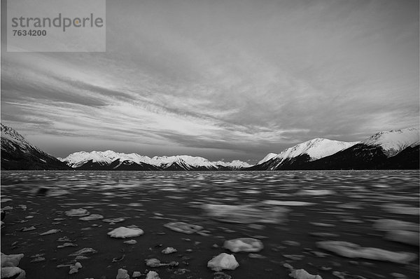 Eisschollen im Turnagain-Flußarm  Alaska