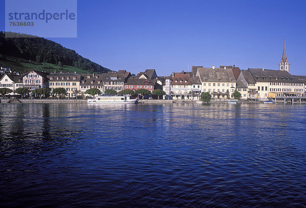 Europa  Stadt  Großstadt  Fluss  Platz  Schaffhausen  Stein am Rhein  Schweiz