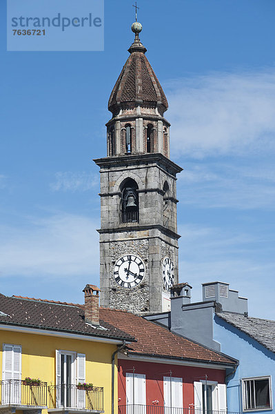Europa  Uhr  Kirche  Ascona  Schweiz  Schiffswache