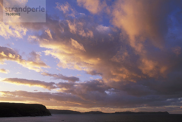 Wasser  Wolke  Sonnenuntergang  Himmel  Ozean  Küste  Meer  Landschaft  Neufundland  Kanada  Cape Spear