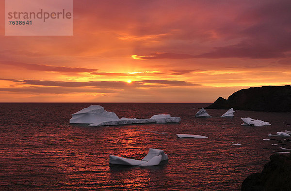 Eisberg  Abend  Eis  Natur  Neufundland  Twillingate  Kanada
