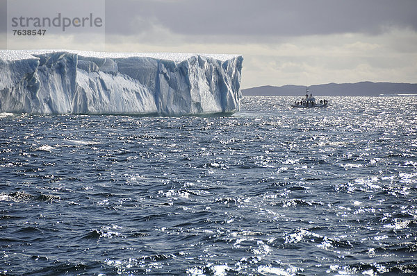 Eisberg  fließen  Meer  Eis  Neufundland  Twillingate  Kanada