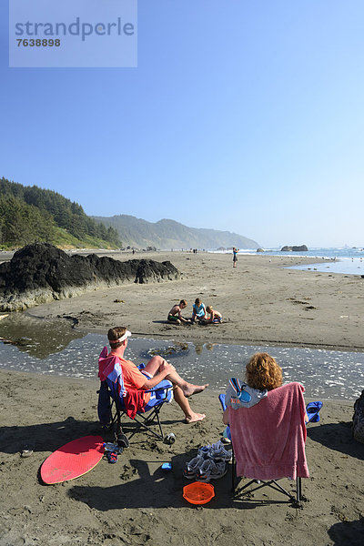 Vereinigte Staaten von Amerika  USA  Urlaub  Amerika  Strand  Sommer  Küste  Spiel  Nordamerika  Spaß  Oregon
