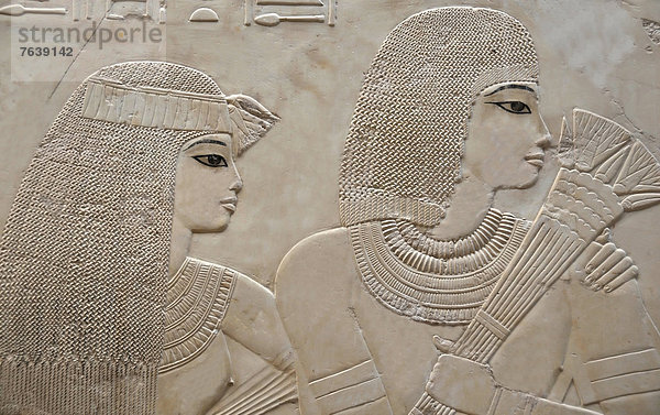 nahe  Portrait  Schönheit  jung  Ägypten  antik  Luxor  Grabmal