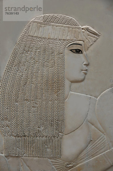 nahe  Portrait  Frau  Hilfe  Ägypten  antik  Luxor  Grabmal