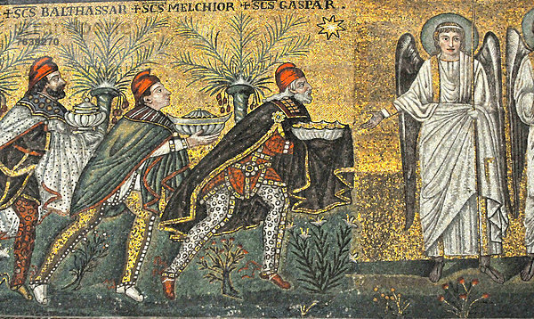 Geschenk  3  schreiben  UNESCO-Welterbe  antik  Engel  Italien  Mosaik  Weihnachtskrippe  Krippe  Ravenna