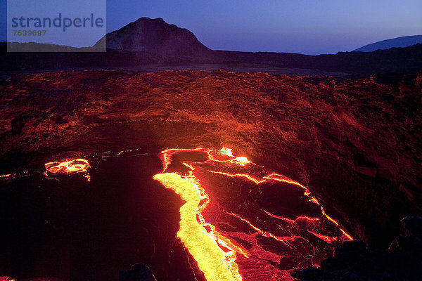 Berg  Glut  Vulkanausbruch  Ausbruch  Eruption  Natur  Vulkan  Lava  Feuer  Afrika  Äthiopien