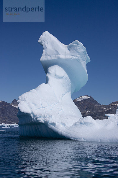 Kälte  Eisberg  weiß  Eis  Anordnung  Natur  blau  Grönland