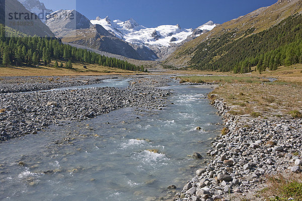 Wasser Natur fließen Fluss Bach Kanton Graubünden Schweiz Gewässer