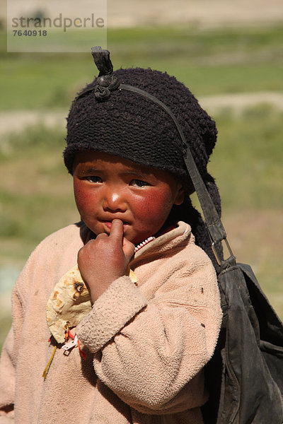 Portrait  Kind  Mensch  Ethnisches Erscheinungsbild  Mädchen  Asien  Indien  Ladakh