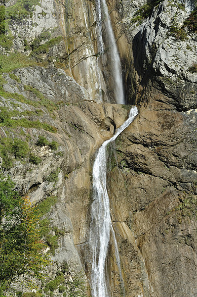 Alpen Wasserfall Westalpen Schweiz Schweizer Alpen