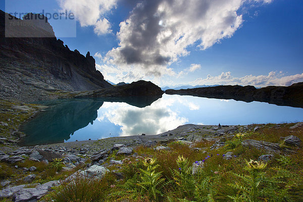 Europa Spiegelung Bergsee Schweiz