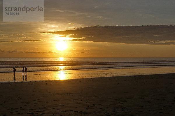 Ruhe  Abend  Sonnenuntergang  Meer  Stimmung  Natur  Pazifischer Ozean  Pazifik  Stiller Ozean  Großer Ozean  Gegenlicht  Costa Rica  Romantik  Sonne