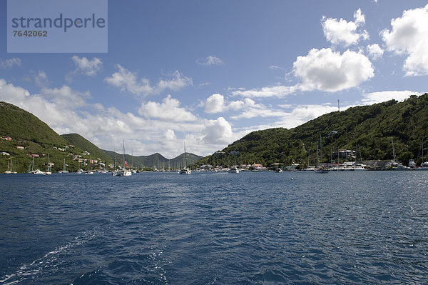 Boot  Meer  Insel  Karibik  Britische Jungferninseln  Tortola  Virgin Islands