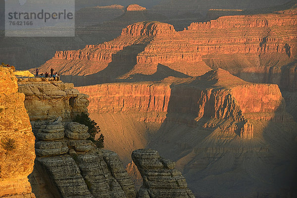 Vereinigte Staaten von Amerika  USA  Nationalpark  Landschaft  Mensch  Amerika  Menschen  Wunder  Natur  Nordamerika  Arizona  Süden  Ansicht  Grand Canyon  UNESCO-Welterbe  South Rim  Williams