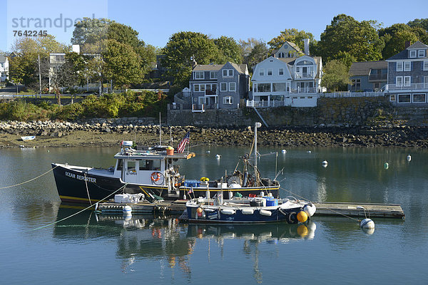 Fischereihafen  Fischerhafen  Vereinigte Staaten von Amerika  USA  Hafen  Ostküste  Amerika  Boot  Nordamerika  Neuengland  Fischerboot  Massachusetts  Rockport