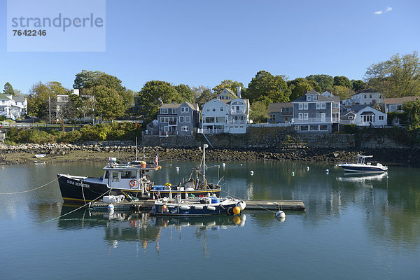 Fischereihafen  Fischerhafen  Vereinigte Staaten von Amerika  USA  Hafen  Ostküste  Amerika  Schiff  Jachthafen  Nordamerika  angeln  Neuengland  Massachusetts  Rockport