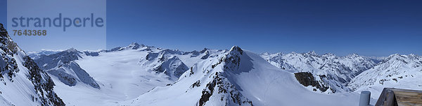 Panorama  Europa  Winter  Urlaub  Reise  Natur  Alpen  Skisport  Ansicht  sehen  Zimmer  blicken  Winterurlaub  Ötztaler Alpen  Österreich  Tirol