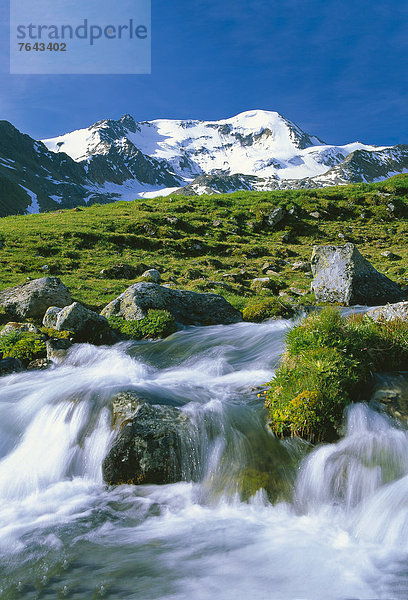 Panorama  Wasser  Europa  ruhen  Wolke  Reise  Ruhe  Baum  Himmel  Natur  fließen  Stille  Alpen  Wiese  Bewegungsunschärfe  Ötztaler Alpen  Österreich  Kaunertal  Rest  Überrest  Tirol