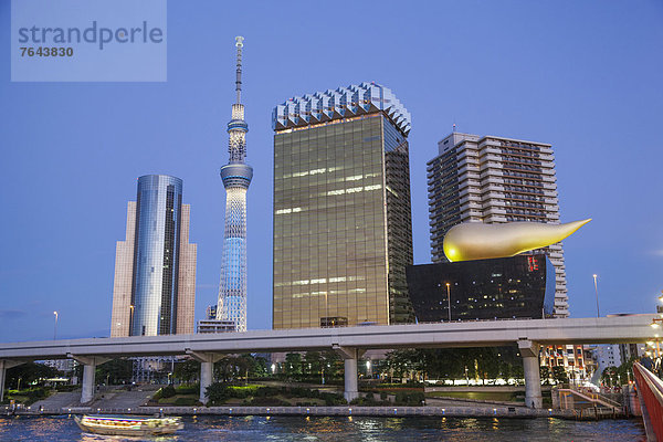 Gebäude  Tokyo  Hauptstadt  Fluss  Büro  Sumida  Asakusa  Honshu  Japan  Kanto