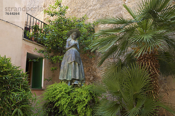 Außenaufnahme  Europa  Tag  Skulptur  niemand  Geschichte  Monument  Kunst  Kultur  Statue  Figur  Mallorca  Balearen  Balearische Inseln  Erinnerung  Geschicklichkeit  Spanien