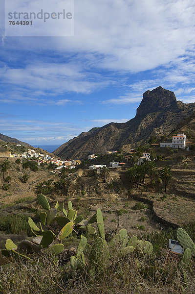 Außenaufnahme  Landschaftlich schön  landschaftlich reizvoll  Europa  Berg  Tag  niemand  Natur  Kanaren  Kanarische Inseln  La Gomera  Berglandschaft  Spanien