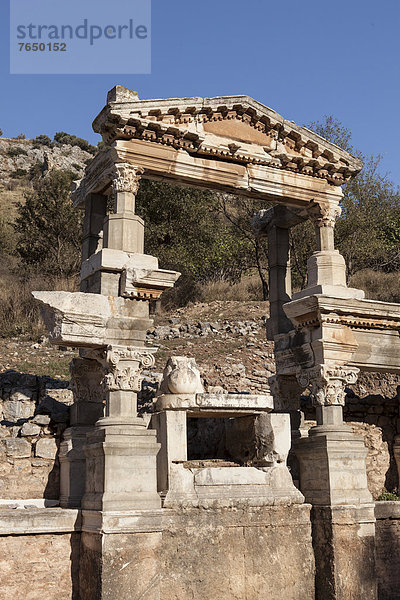 Ruinen des antiken Ephesos  Ephesus  Selcuk  Türkei