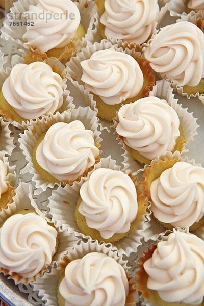 Kleine Vanille-Cupcakes