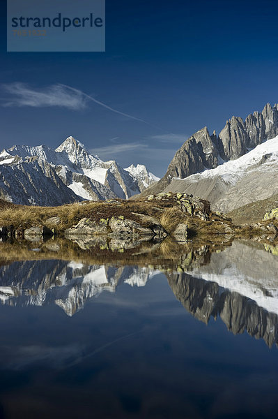 Europa  über  klein  See  UNESCO-Welterbe  Bettmeralp  Schweiz