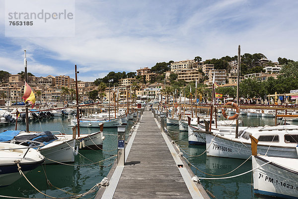 Fischereihafen Fischerhafen Hafen Europa Boot angeln Mallorca Balearen Balearische Inseln Spanien