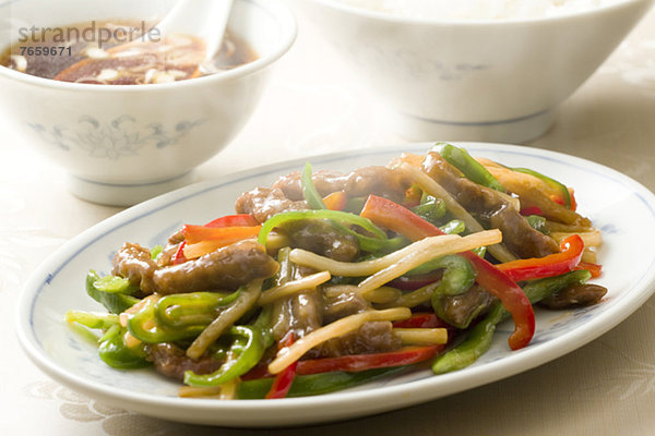 Lifestyle  Gemüse  chinesisch  Fleisch