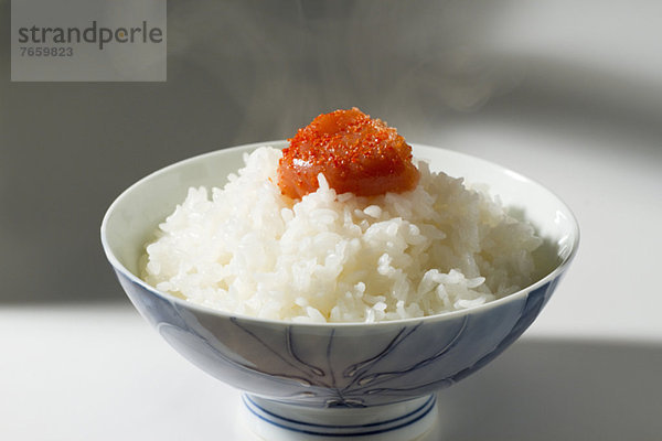 Dorsch  weiß  Reis  Reiskorn  Würze