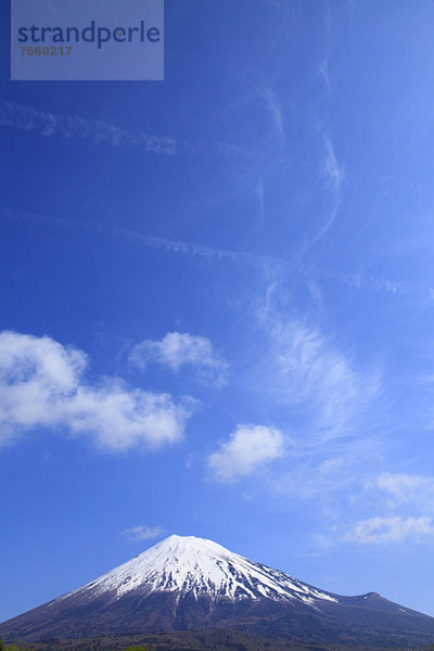 Wolke  Himmel  blau  Berg  Fuji