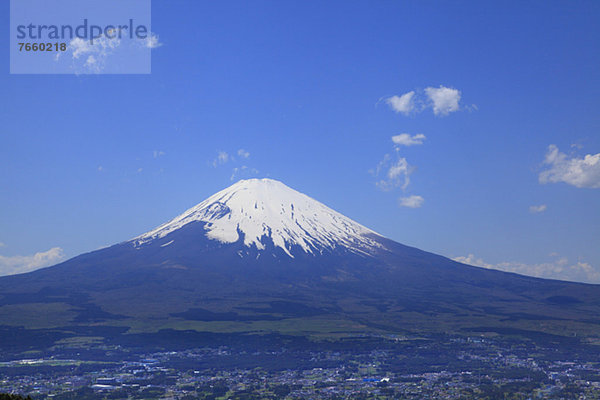 Wolke  Himmel  blau  Berg  Fuji