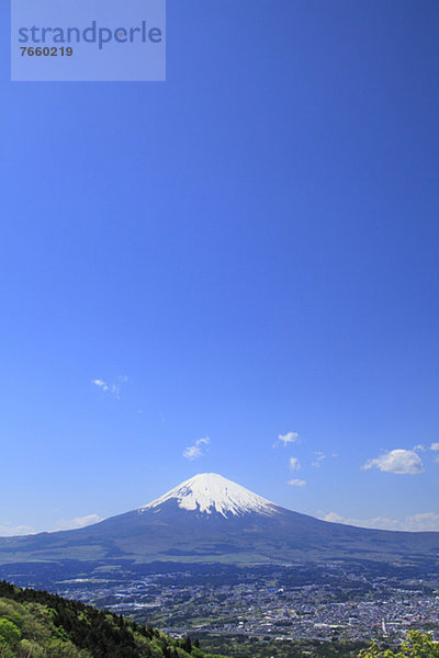 Wolke  Himmel  blau  Berg  Fuji