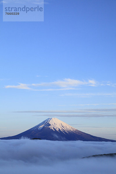 Morgen  Glut  Meer  Berg  Fuji