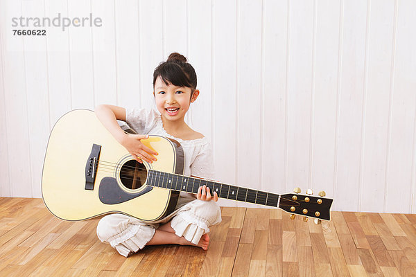 Spiel  Gitarre  Mädchen