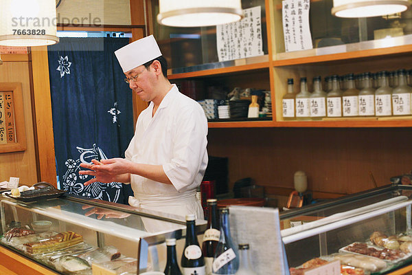 Vorbereitung Sushi Chef