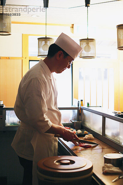 Vorbereitung Sushi Chef