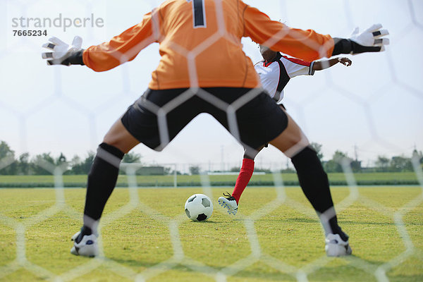 Frauen spielen Fußball