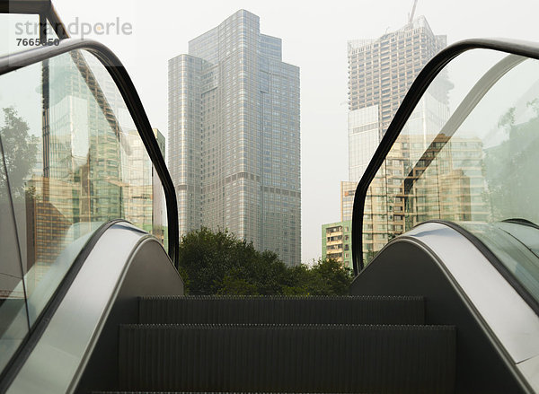 Rolltreppe  Straße  Peking  Hauptstadt