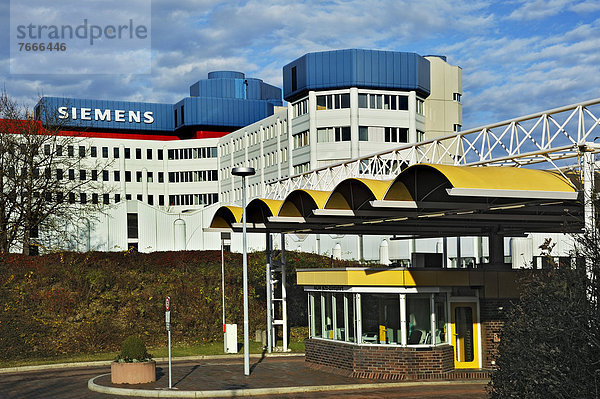 Siemens-Gebäude in der Satellitenstadt Neuperlach  München  Bayern  Deutschland  Europa  ÖffentlicherGrund