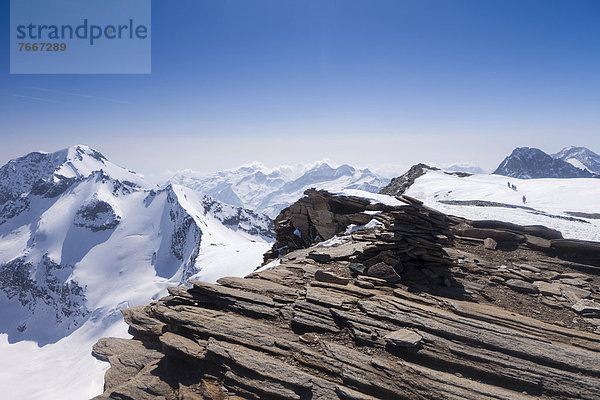 Albaron  Blick zur Ciamarella nach Italien  Europa