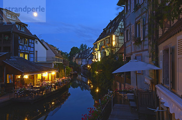 Frankreich Europa Elsass Colmar Haut-Rhin Little Venice