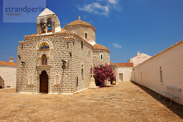 Griechisch-orthodoxes Kloster  Profitis Ilias  Hydra  Saronische Inseln  Griechenland  Europa