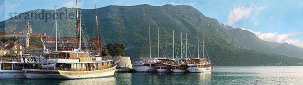 Hafen Europa Stadt Boot Kreuzfahrtschiff Kroatien